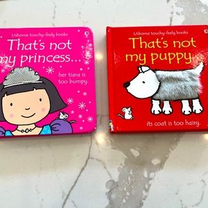 Two Usborne touchy books